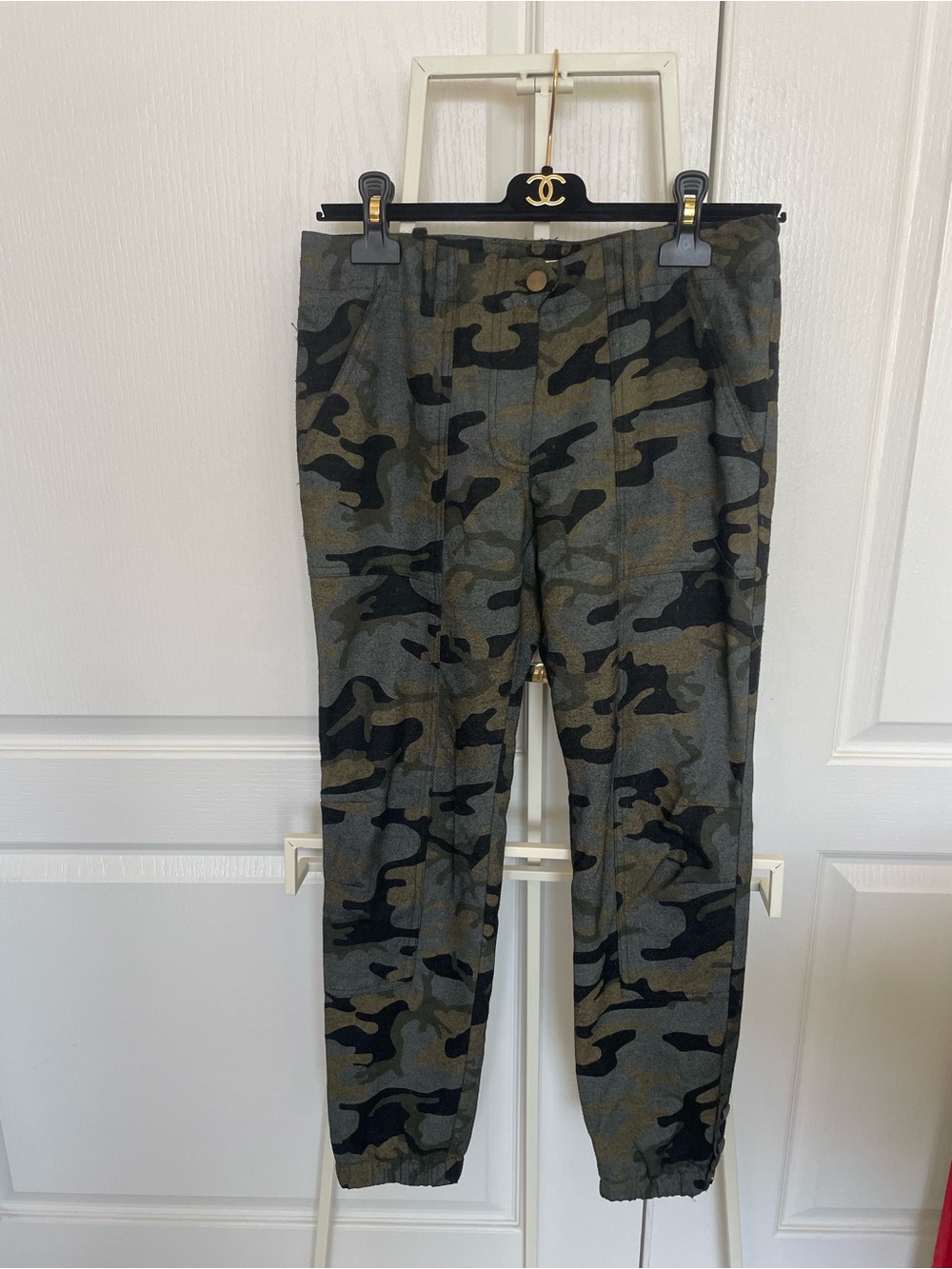 Veronica Beard Women’s Camouflage Jogger Pants - Olive Green